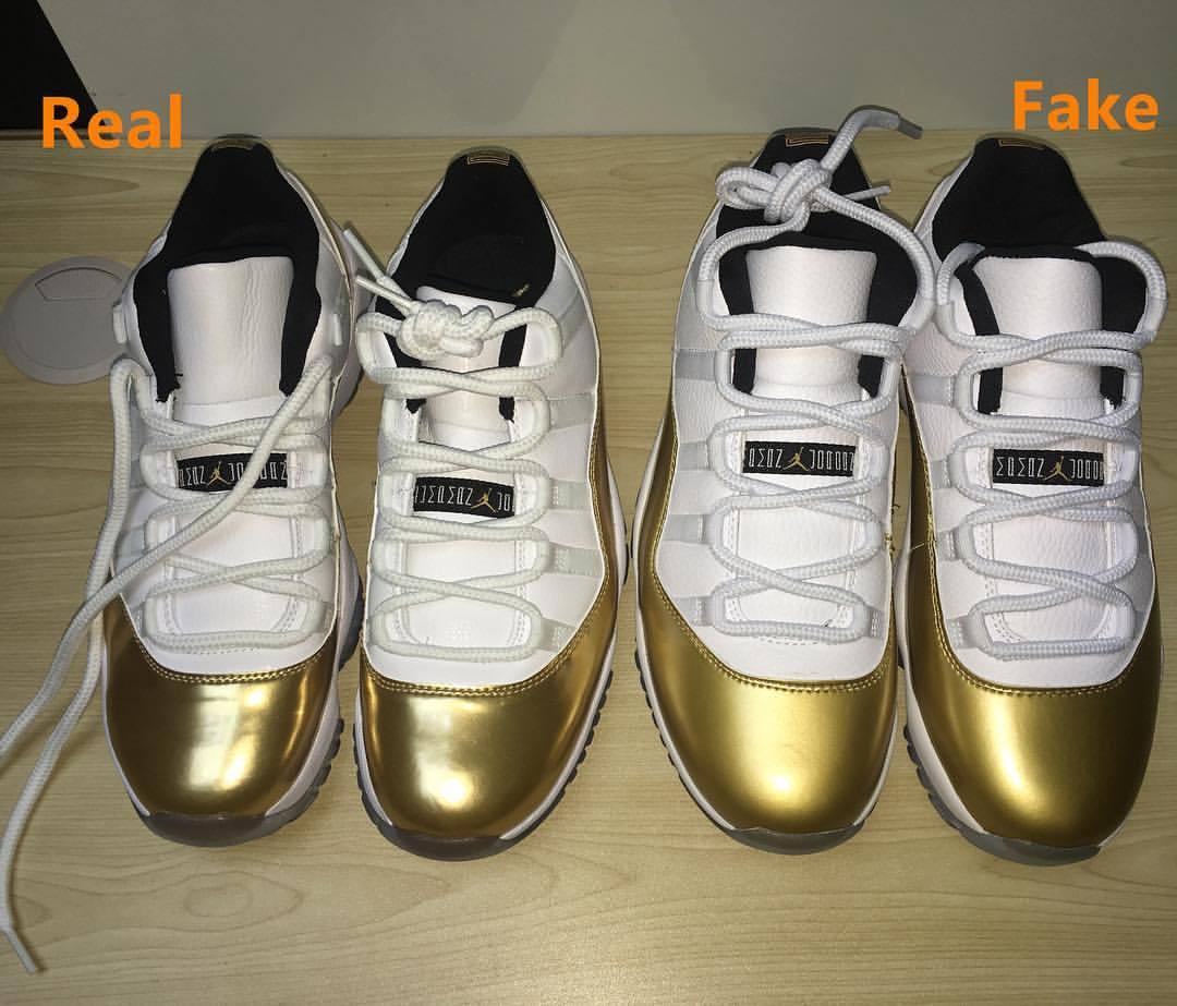 jordan 11 closing ceremony real vs fake