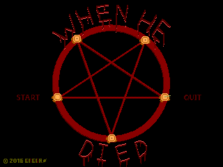 All The Title Screens I Made For My Halloween Set Piece