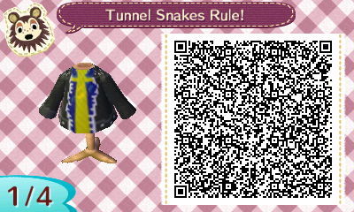 QR code for my Tunnel Snakes jacket on acnl!