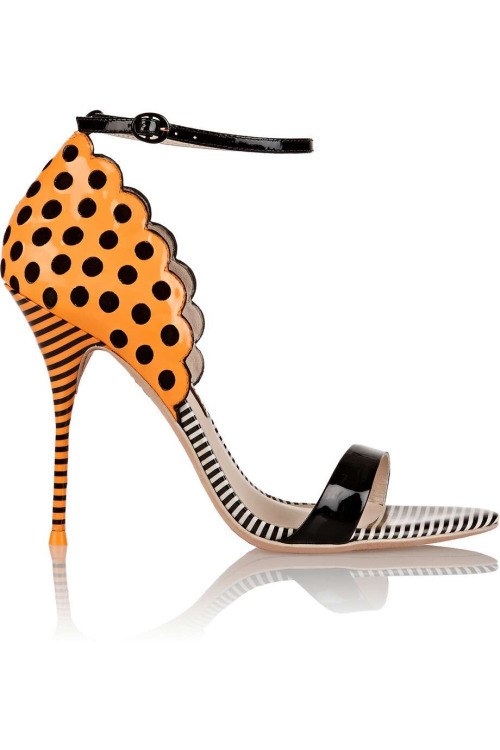 High Heels Blog Yinka patent-leather sandals via Tumblr