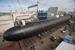 sailnavy:    Virginia-class attack submarine Minnesota (SSN-783) under construction in 2012  