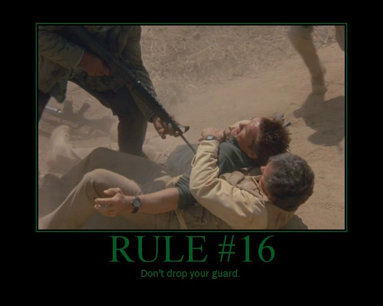 thedepthcharger:  Rules for a gunfight 2/3 