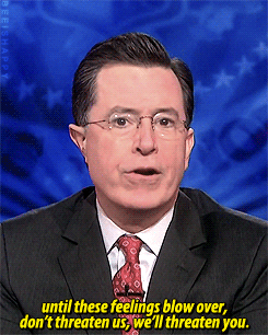 allistormiguelrichards:  beeishappy:  TCR 2013.01.28 | TDS 2013.04.02 | Jon & Stephen Break Up With North Korea [xx]  