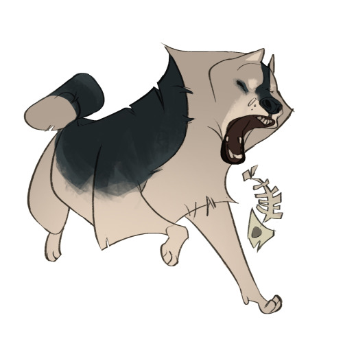 coconutmilkyway: i drew BIG FLUFFY MALAMUTES because they are BIG FLUFFY BABIES