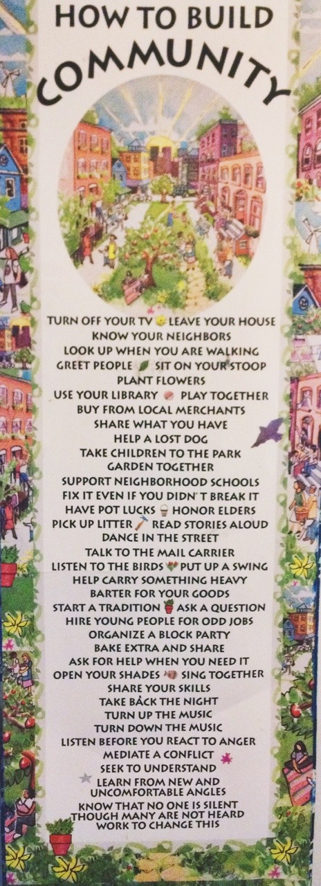 glitterystudenthoagiehumanoid:jah-feel:  Take some notes y'all. Community vibes are