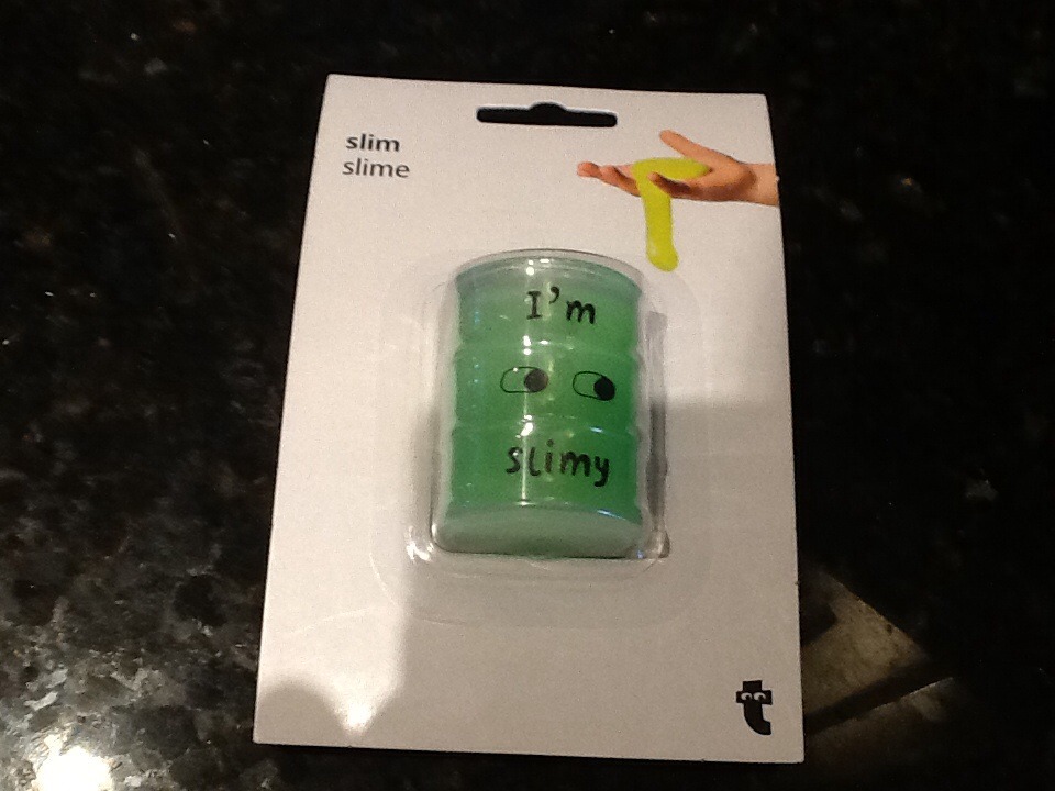 snowcatmoon:Everything about this slime I got for Christmas is so me… So tumblr…