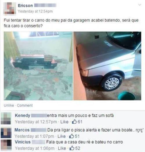 razoesparalargarofacebook:Razão #159 alô DENATRAN Enviado por @the-hell-logic-days