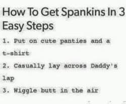 daddyslittlestarlightmonster:  mrsmerlan24:Love my spankings 