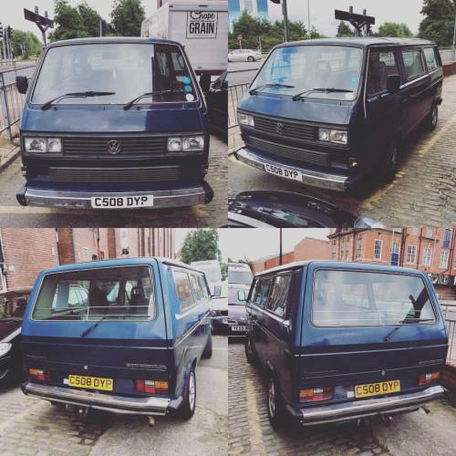 Spotted on Manchester. #Volkswagen #vw #vwt25 #vwt3 #vanagon #westy #westfalia #t25 #t3 #vanlife www