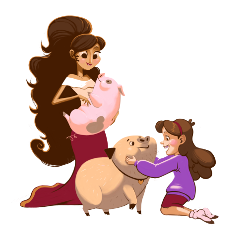 seekingskywhales:“Omigosh, I LOVE YOUR PIG!!”Ahahaha, I was thinking about this since my