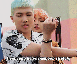 Taehyung Taking Care Of Namjoon 
