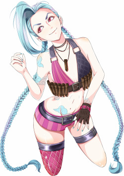 league-of-legends-sexy-girls:  Jinx