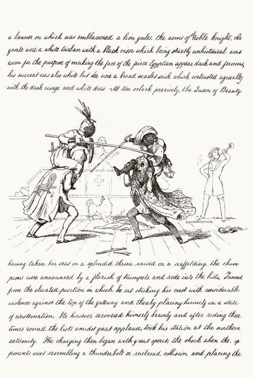 oldbookillustrations:Friday, October 23 1840.From A journal kept by Richard Doyle in the year 
