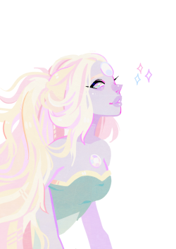 flowersilk:  will i ever tire of drawing opal with messy hair? the forecast says probably not 