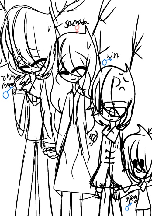 Bad End Friends AU I Made