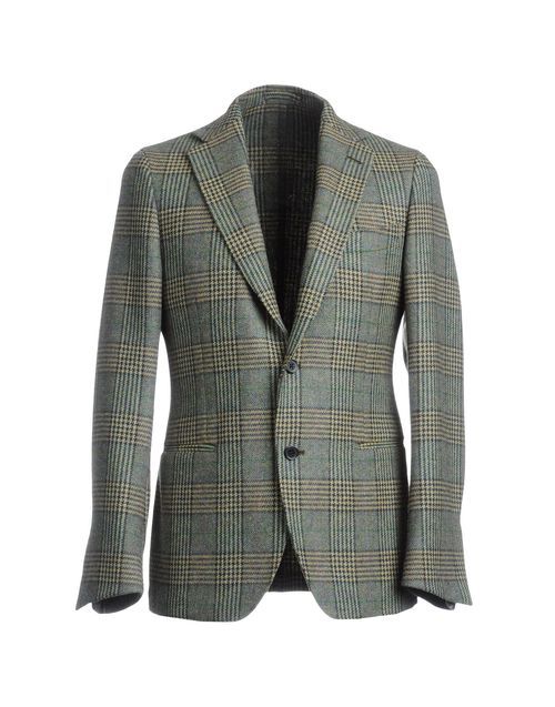 Checked sport coat - Piombo