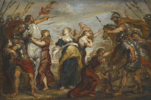 The Reconciliation of the Romans and the SabinesJustus van Egmont (Flemish; 1601–1674)17th centuryOi