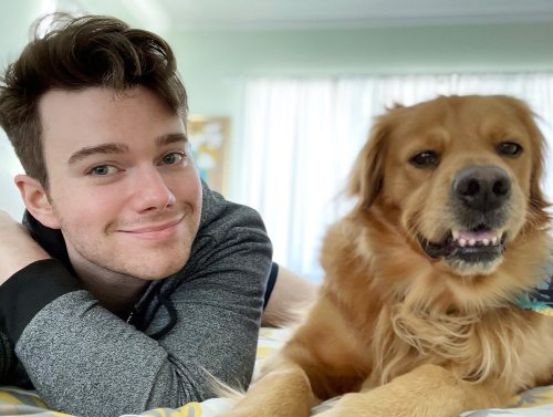 chriscolfer Hanging with Mr. Cooper.