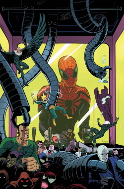 thezodiack:  Superior Spider-Man Team-Up #5 cover by Paolo Rivera
