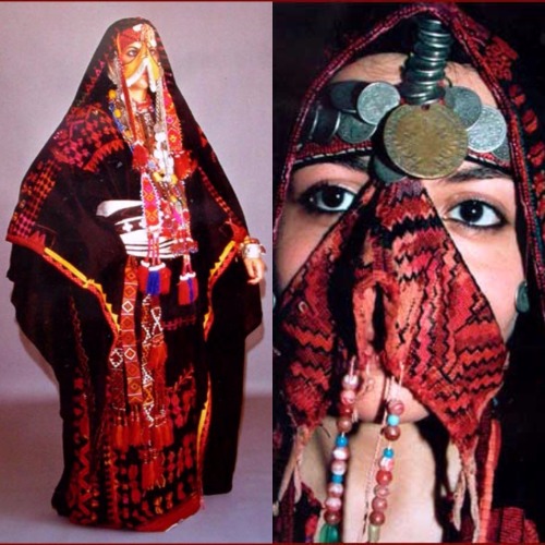 mod-e-boteh:Palestine Fashion Week: Palestinian Dresses and Headresses from the Widad Kawar Arab Her