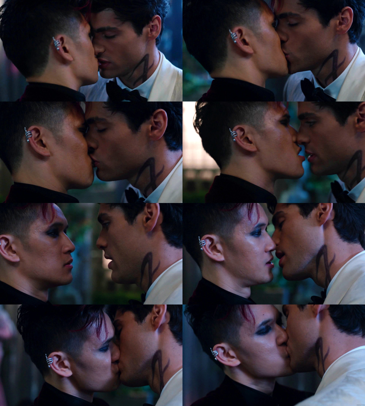 Magnus and Camille kiss scene fullMalec (shadowhunters 1x13) 