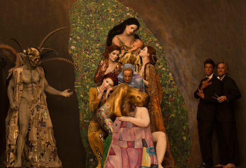 underchestnuttree84: Recreations of a Gustav Klimt’s paintings by Inge Prader