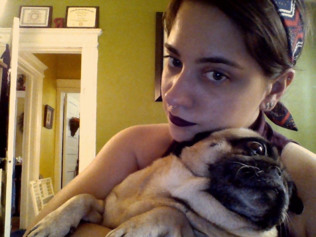 pugdotnet:  he hates having his picture taken 