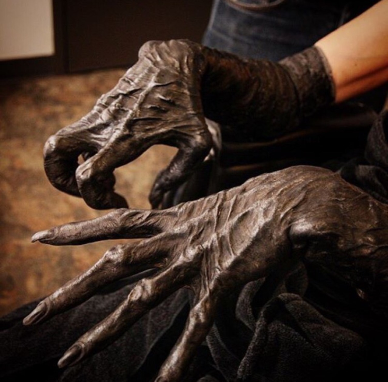 crimsonpeaksecrets:  Mother Cushing creation. I’ve said it before, I’ll say it