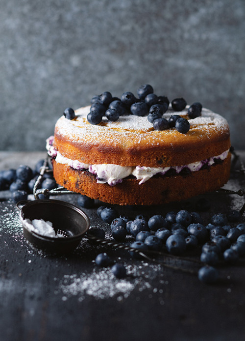 Sweet and sour! Blueberry & Lemon Cake 