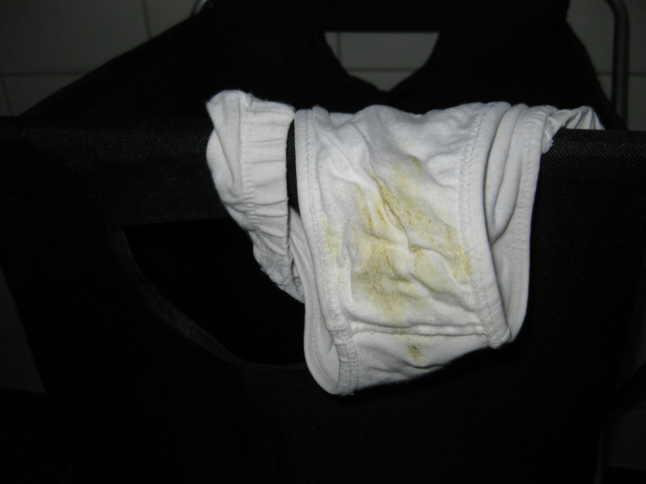sloggi1970:  #dirty panties # stained # string # wifes dirty panty #soiled # jerk
