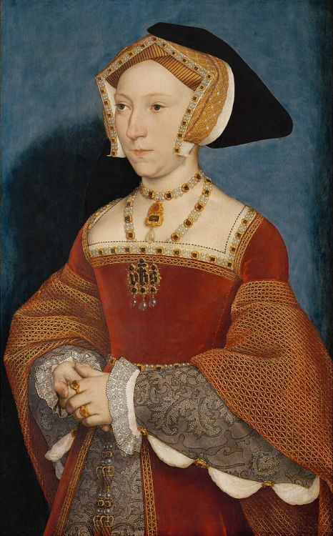 Portrait of Jane Seymour Queen of England by Hans Holbein the Younger 1536-37