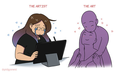 the artist VS their art