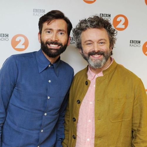 mizgnomer:David Tennant and Michael Sheen (The Celestial Odd Couple) Promotion for Good Omens - Part