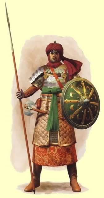 historyofhumanity:  Arab millitary 101 During the 7th century the middle east was dominated by the Byzantine army driven by religous purpose and a desire to replicate the old roman empire. However a new force was rising in Arabia. The Prophet Mohammad