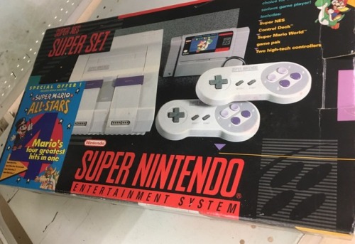 I was really excited when I saw “SNES” and considerably less excited when I saw “box only.”