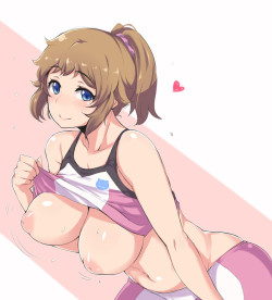 dai709:  hoshino fumina (gundam, gundam build fighters, and gundam build fighters try) drawn by moisture (chichi) - Danbooru 