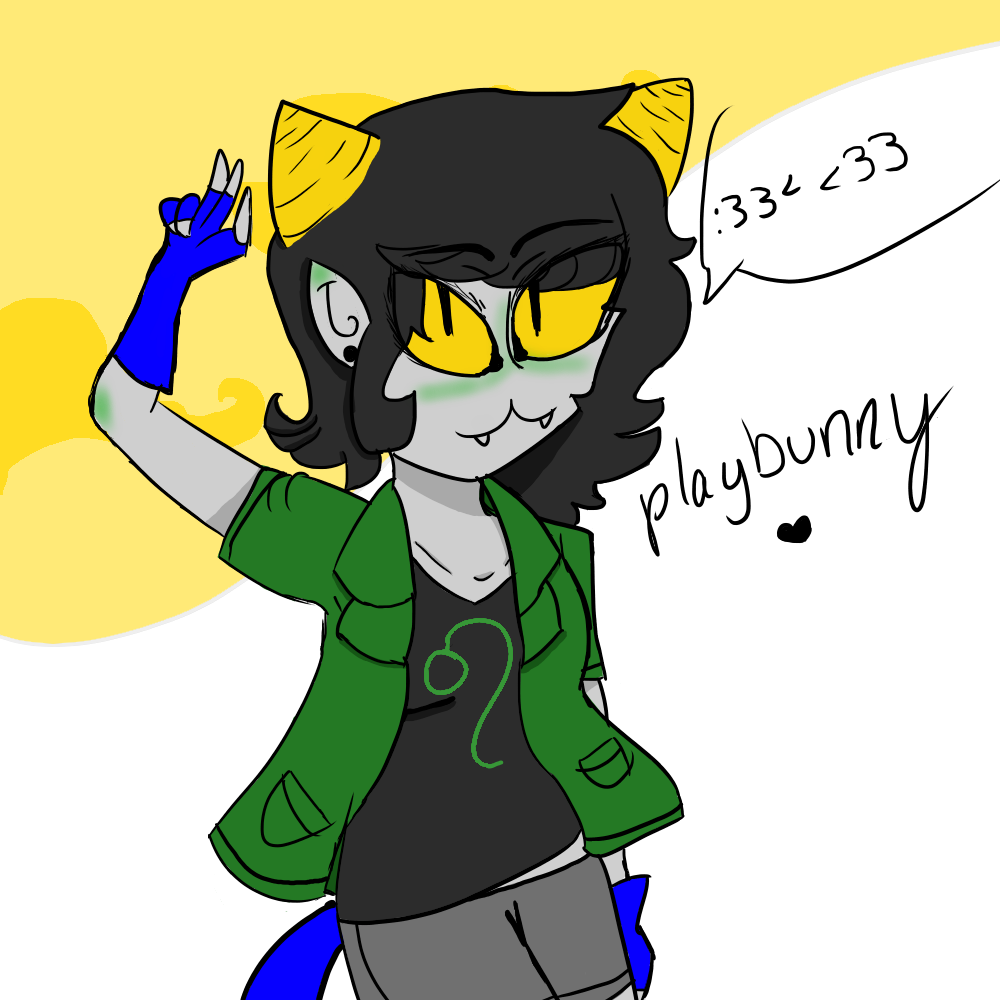 kittymarinaquartz:  LOOK AT WHAT I MADE FOR PLAYBUNNY I HEARD SHE LIKES NEPETA (btw