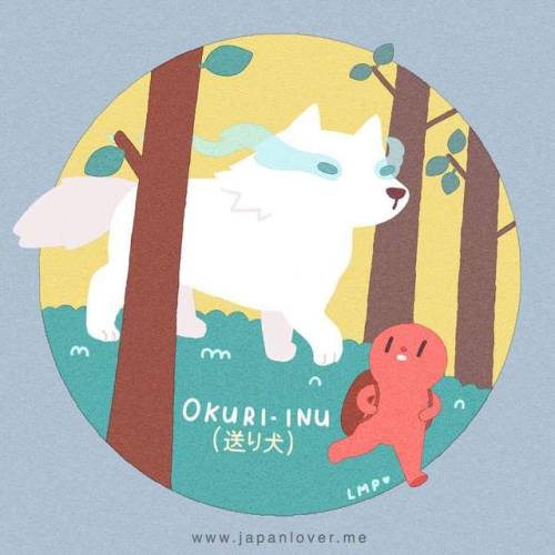 #JLMyōkaioftheday : Okuri-inu or the “escorting dog”Okuri-inu is a dog-type yōkai that