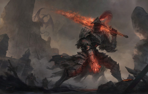 morbidfantasy21:  need more humanity – Dark Souls III fan art by wen geming  