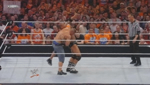 Cena getting a face full of the Animal! (Lucky Bastard!) :p 