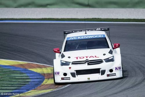 Citroen testing at Valencia.