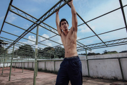 karlotorio:  Jules Aquino, UP Diliman Track and Field for Bench Body Language Lensed by Karlo Torio Assisted by Rennell Salumbre Clothes from Bench 