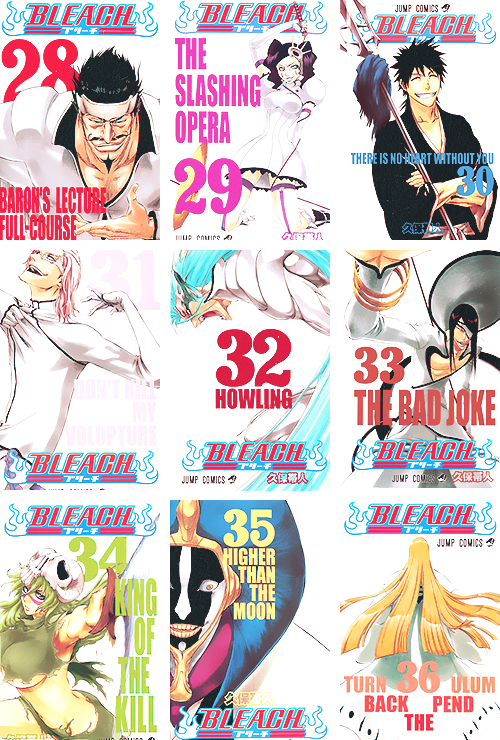 sawamuhra:   sawamuhra-deactivated20170628: bleach volume covers 1-72   
