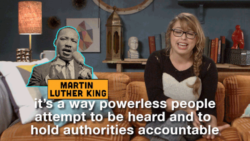 kiran4equality:  proudblackconservative:  redbloodedamerica:  badababa:  redbloodedamerica:  lacigreen:  mtvother:  Laci Green talks about the recent protests in a new Braless.  this week i talked to a lot of people who were outraged about shattered glass