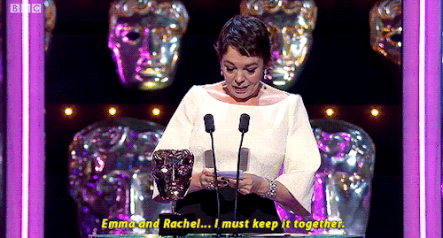 airdbelivet:Congratulations to Olivia Colman for winning the 2019 Leading Actress BAFTA for portrayi