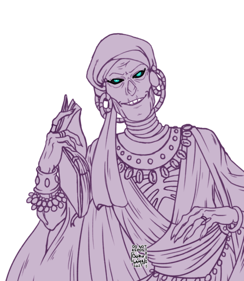 A lich I’m gonna use later&hellip; I’m not sure about her name yet, maybe Nihahsah, 