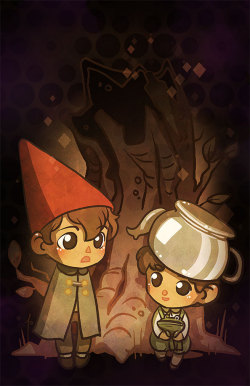 ravennowithtea:  just saw the new Cartoon Network miniseries, Over The Garden Wall, so I had to draw something for it. XD everyone who likes a good mix of cute and creepy should check it out!