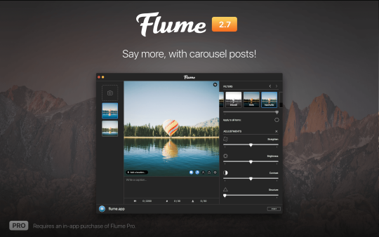 flume instagram desktop