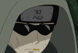 badnarutoscreencaps:  bad post shino