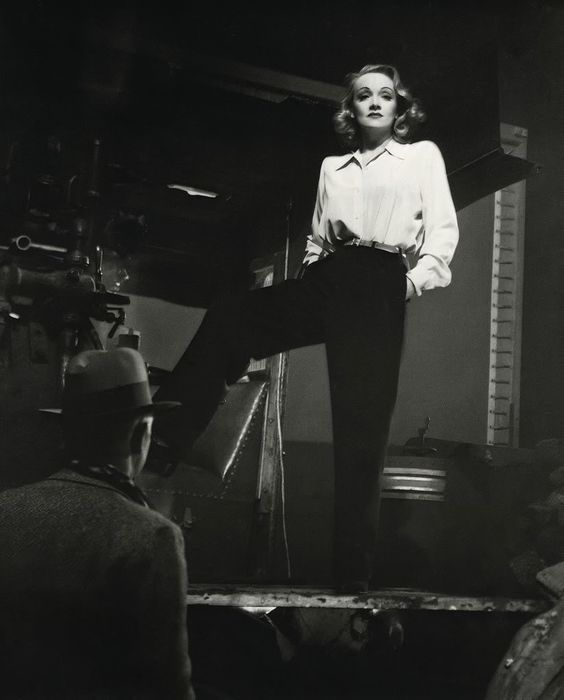 mesogeios:Marlene Dietrich, German/American actress and singer. She starred in Morocco